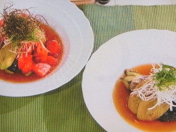 【噂の東京マガジン　やってTRY！】なすの揚げ浸し＆イタリアンテイストの揚げ浸しのレシピ・片岡護