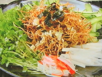 【きょうの料理】揚げそばサラダのレシピ・グッチ裕三