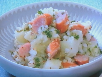 【きょうの料理ビギナーズ】じゃがいもとソーセージのサラダのレシピ・河野雅子