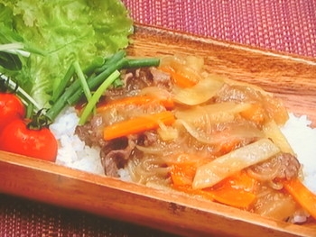 【ノンストップ】肉ジャガ丼のレシピ・内山英仁・行列シェフのまかない・家ごはん