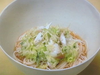 【きょうの料理ビギナーズ】浅漬けそうめんオリーブ油風味のレシピ・秋山能久