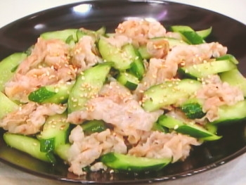 【ノンストップ】豚肉ときゅうりの中華炒めのレシピ・三ツ星シュフの食ナビ