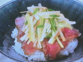 きょうの料理ビギナーズ サラダ風 かつおたたき丼の料理レシピ おさらいキッチン