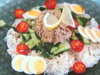 【あさイチ】ツナのレモンだれそうめんのレシピ・舘野鏡子・解決！ごはん