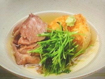 【きょうの料理ビギナーズ】牛しゃぶの汁かけご飯のレシピ・秋山能久
