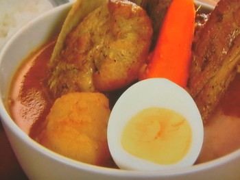 【ノンストップ】スペアリブのスープカレーのレシピ・坂本昌行・坂本昌行のOne Dish