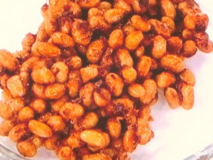 納豆とひき肉のピリ辛炒め