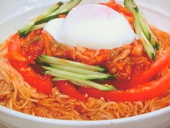 【ノンストップ】簡単ビビンそうめん☆のレシピ・三ツ星シュフの食ナビ
