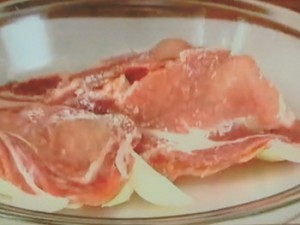 豚肉と玉ねぎのさっぱり生姜焼き