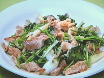 【きょうの料理】パクチーと豚肉のみそ炒めのレシピ・重信初江