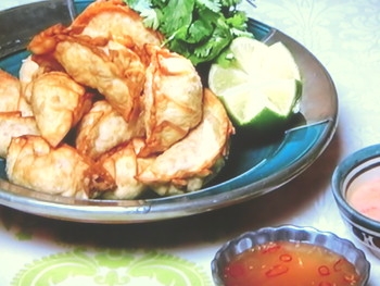 【きょうの料理】パクチーどっさり揚げギョーザのレシピ・Mako(多賀正子)