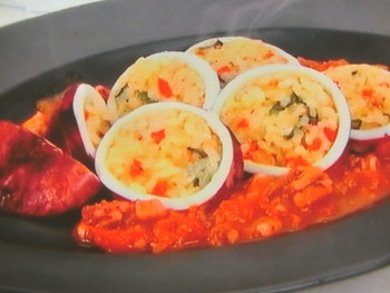 【ノンストップ】イタリアンイカめしのレシピ・坂本昌行・坂本昌行のOne Dish
