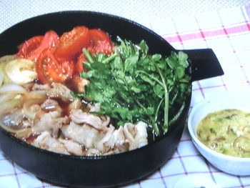 【きょうの料理】トマトと豚の夏のすき焼きのレシピ・尾身奈美枝