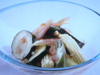 【上沼恵美子のおしゃべりクッキング】梅風味の野菜マリネのレシピ・上沼恵美子・小池浩司