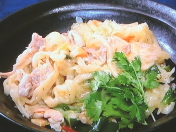 【きょうの料理】焼きうどんのレシピ・荻野恭子