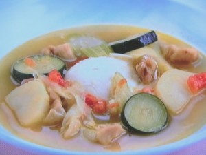 【上沼恵美子のおしゃべりクッキング】カレー風味の親子スープのレシピ・上沼恵美子・小池浩司・草野仁