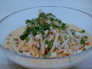 【ノンストップ】冷凍うどんで『ヘルシー豆乳坦々うどん』のレシピ・三ツ星シュフの食ナビ