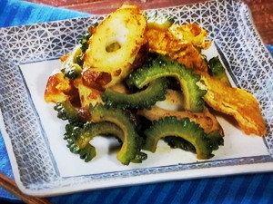 【きょうの料理ビギナーズ】ゴーヤーとちくわのカレー炒めのレシピ・河野雅子
