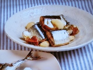 【キューピー３分クッキング】さんまのにんにく梅煮のレシピ・牧弘美