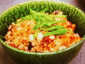 【男子ごはん】キノコとタコの炊き込みごはんのレシピ・国分太一・栗原心平