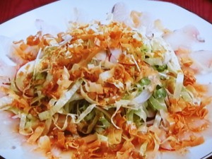 【キューピー３分クッキング】中華風刺身サラダのレシピ・藤井恵
