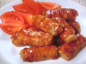 【きょうの料理ビギナーズ】こんにゃく肉巻きのしょうが焼きのレシピ・河野雅子