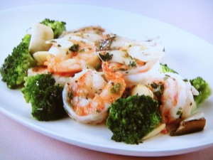 【上沼恵美子のおしゃべりクッキング】海老のハーブ炒めのレシピ・上沼恵美子・石川智之・篠山輝信