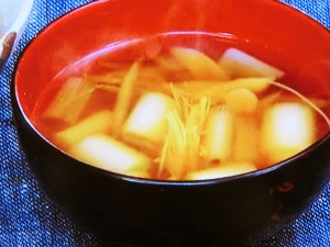【男子ごはん】根菜としいたけのスープのレシピ・国分太一・栗原心平