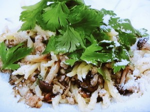 【ノンストップ】豚肉とキノコのラグーパスタのレシピ・濱﨑龍一・行列シェフのまかない・家ごはん