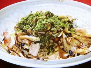【きょうの料理】きのこと豚バラの磯辺炒めのレシピ・田村隆