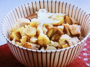 【きょうの料理】甘栗と鶏もも肉のおこわ風のレシピ・杉本節子