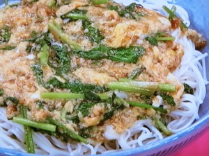【あさイチ】卵とじパクチーそうめんのレシピ・久保田和江
