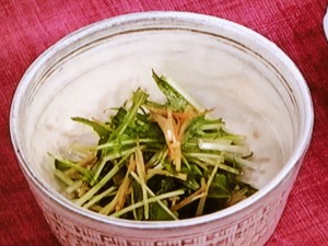 【きょうの料理】えのきだけと水菜の揚げびたしのレシピ・中東久人