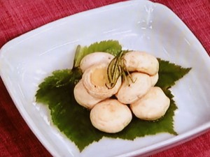 【きょうの料理】マッシュルームのみそ漬けのレシピ・中東久人