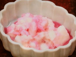 【きょうの料理】長芋の赤梅酢あえのレシピ・清水信子・谷原章介