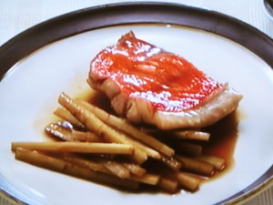 【おかずのクッキング】キンメとごぼうの煮つけのレシピ・土井善晴