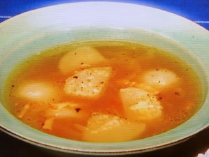 【男子ごはん】カブのコンソメスープのレシピ・国分太一・栗原心平