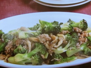 【キューピー３分クッキング】ブロッコリーと豚ひき肉の甘辛炒めのレシピ・藤井恵