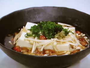 【きょうの料理】豆腐のきのこあんかけのレシピ・田村隆