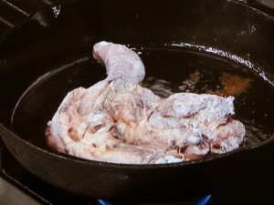骨付き鶏の照り焼きバルサミコ風味