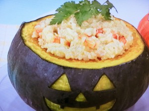 【あさイチ】かぼちゃ丸ごと！ハロウィーンリゾットのレシピ・平野レミ・解決！ごはん