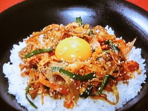 【きょうの料理】キンピーラー丼のレシピ・平野レミ