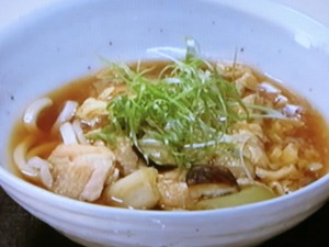 【きょうの料理】鶏とねぎのかきたまうどんのレシピ・柳原尚之
