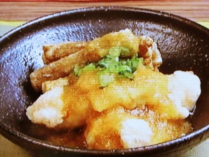 【キューピー３分クッキング】鶏肉とごぼうのから揚げ おろしあんのレシピ・藤井恵