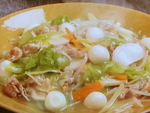 【キューピー３分クッキング】ちゃんぽん炒めのレシピ・小林まさみ