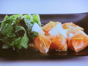【上沼恵美子のおしゃべりクッキング】サーモンの柚子風味のレシピ・上沼恵美子・岡本健二・神保悟志