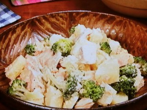 【キューピー３分クッキング】鮭とブロッコリーのポテトサラダのレシピ・田口成子