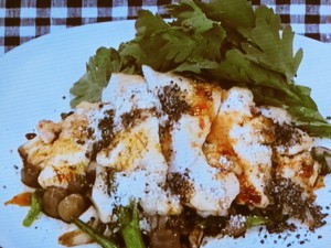 【あさイチ】鶏むね肉と春菊のサラダプレートのレシピ・きじまりゅうた・解決！ごはん