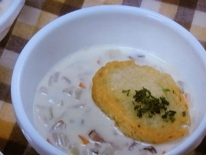 【きょうの料理ビギナーズ】きのこのチャウダーのレシピ・大宮勝雄