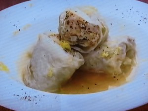 【ZIP！速水もこみちのMOCO''Sキッチン】もこみち流 ホタテのロールキャベツのレシピ・速水もこみち